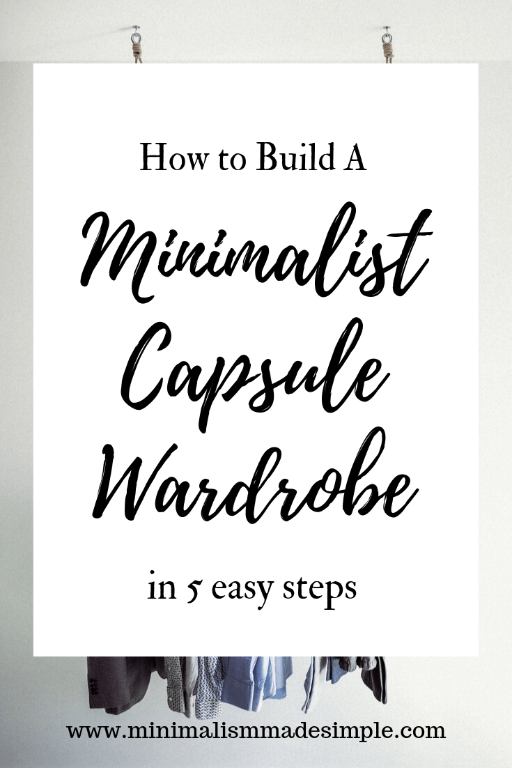 build minimalist capsule wardrobe