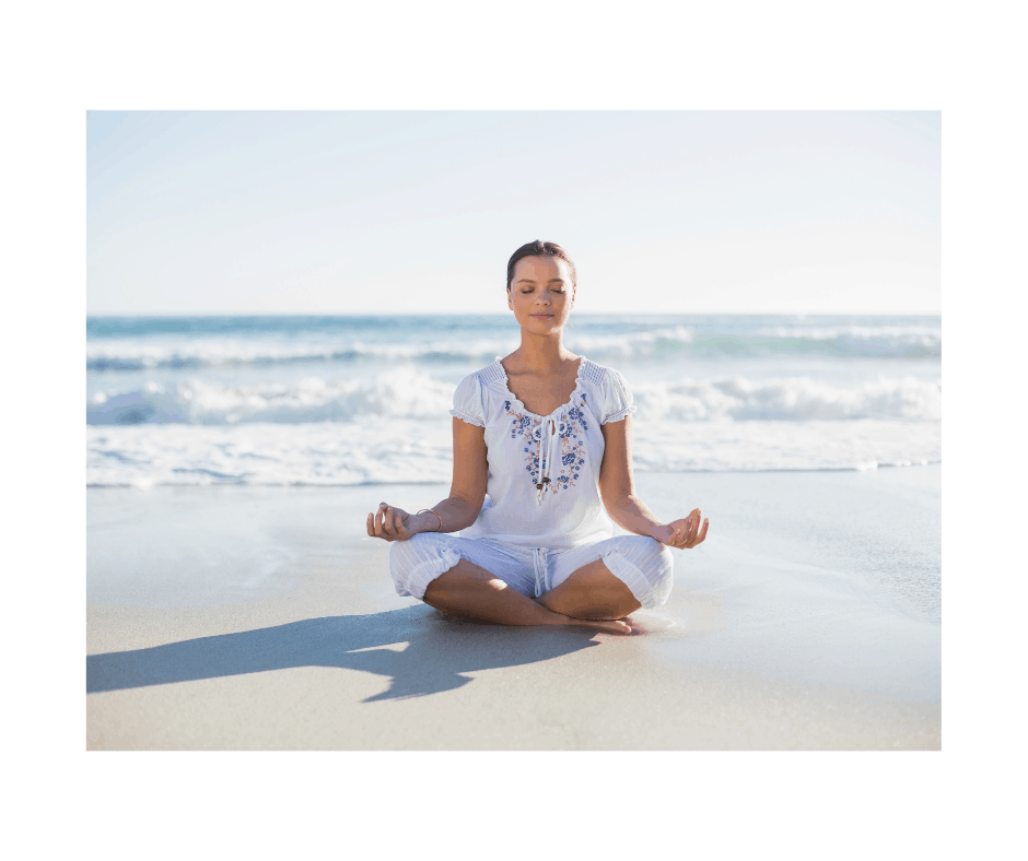 woman finding inner peace