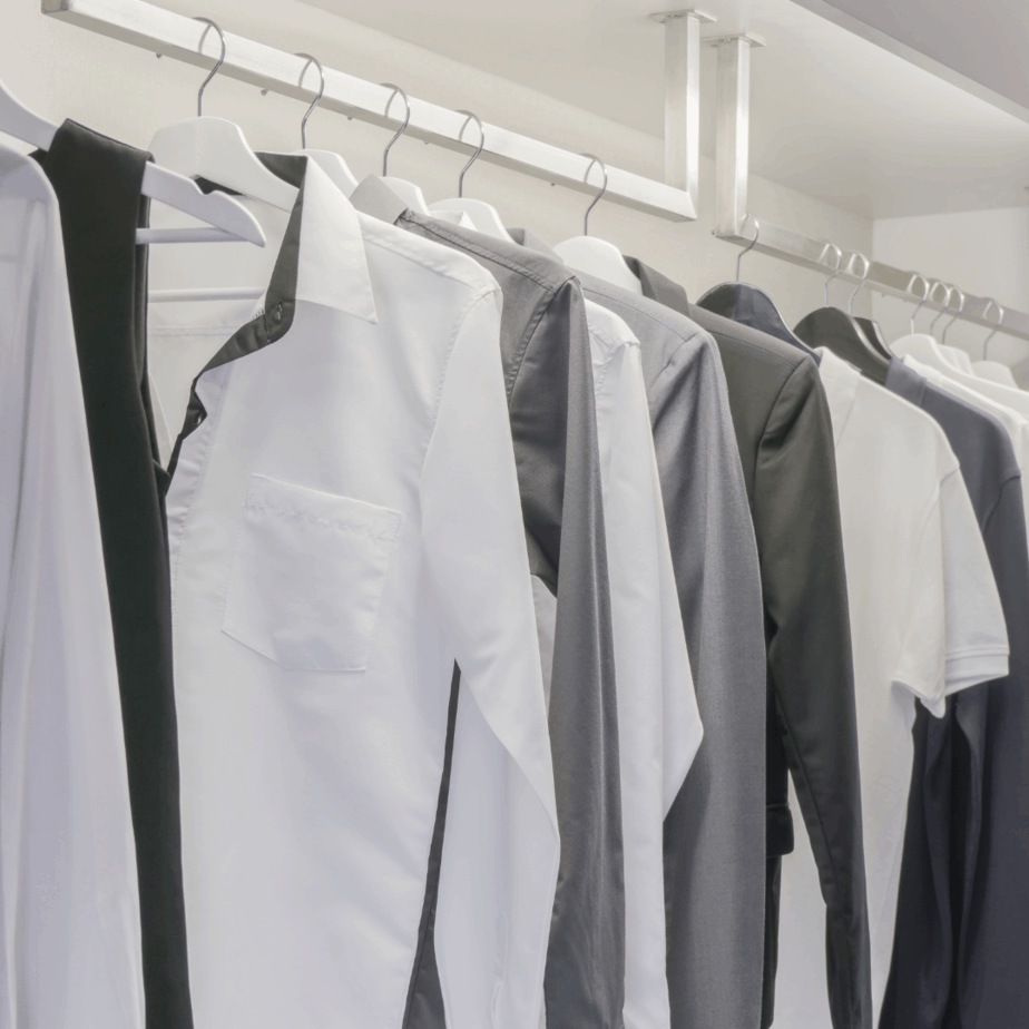 a mans minimalist wardrobe