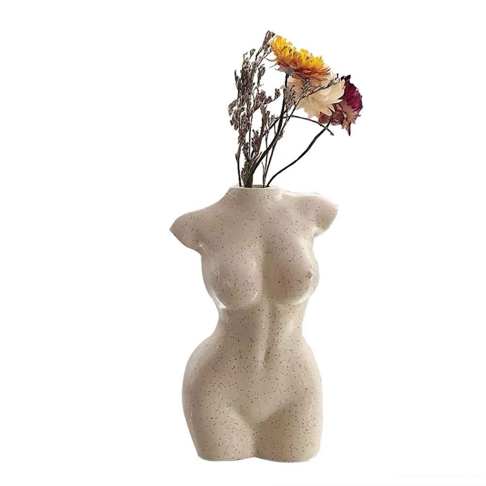 Body Vase Female Form for Bathroom Decor