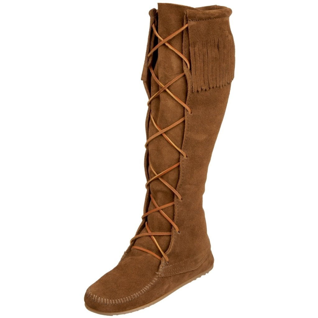 Minnetonka Women's Front Lace Knee High Boots