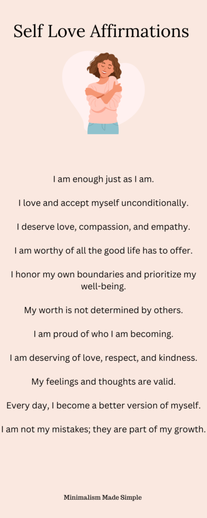 more self love affirmations