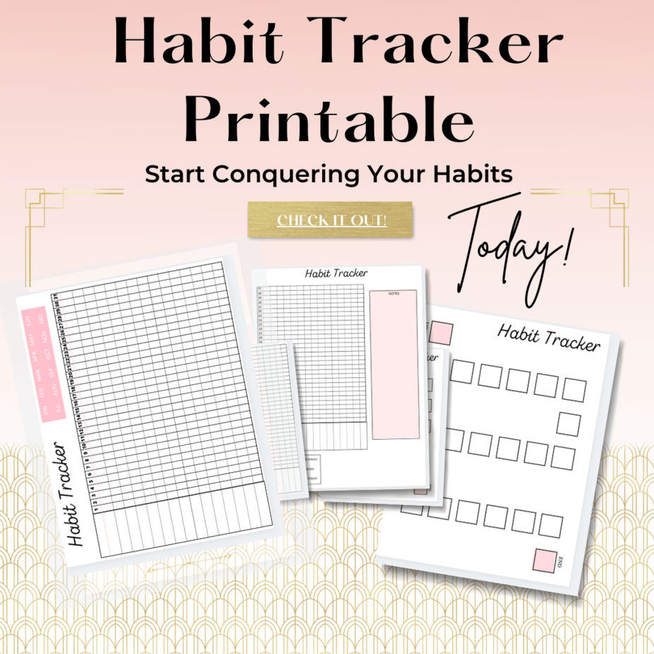 habit tracker printable