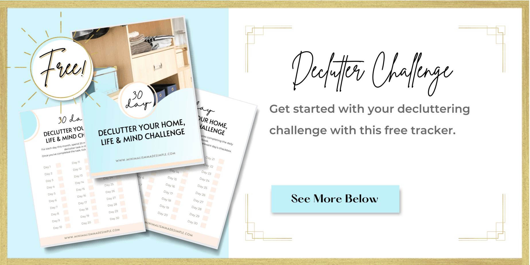 declutter challenge tracker